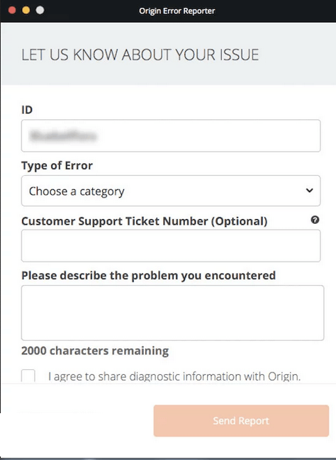 Origin Error Syncing Cloud Storage Data