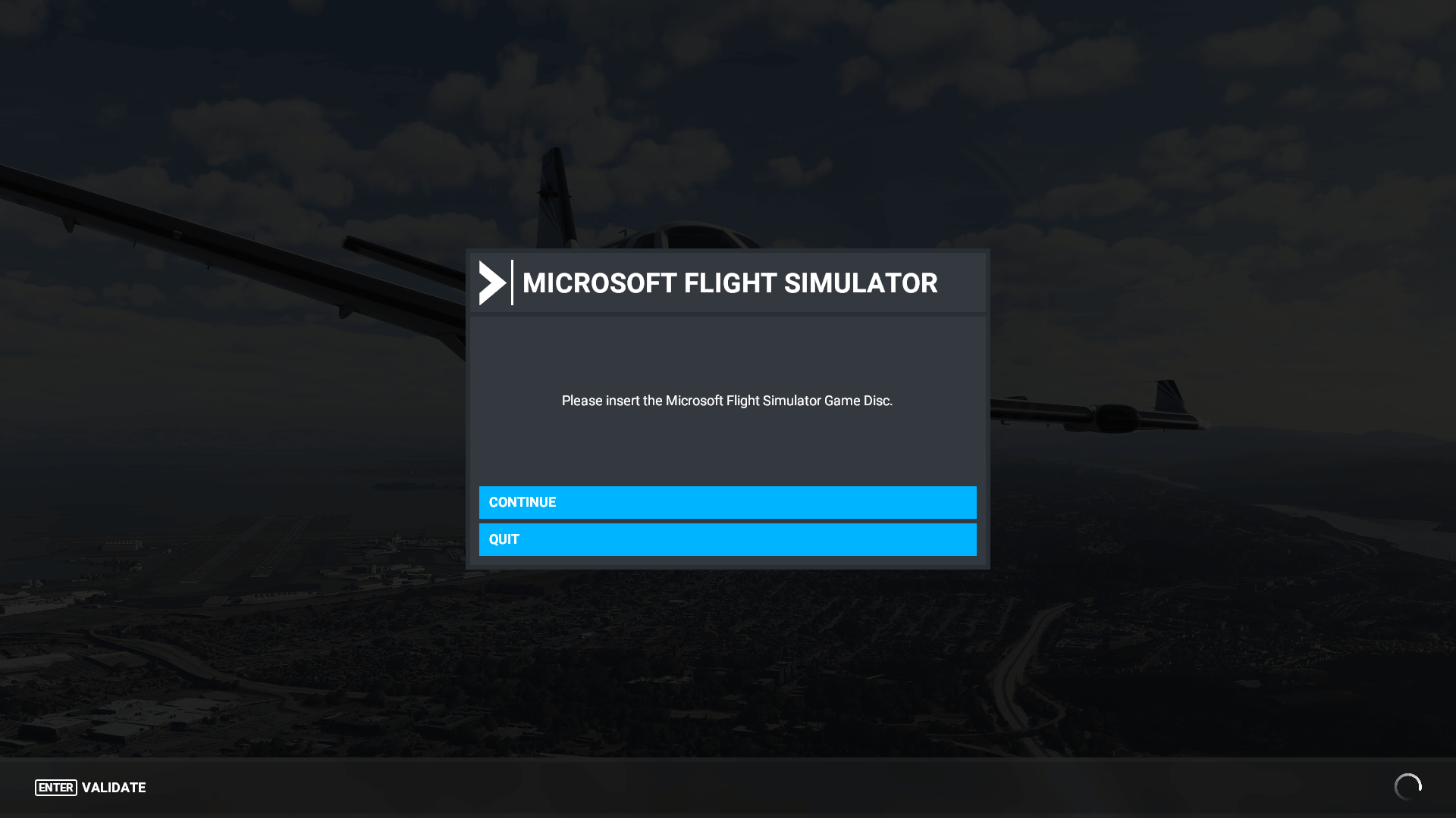 Flight Simulator 2020 "Please Insert Disc" Error
