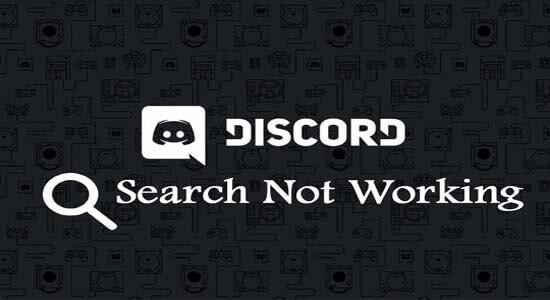 Discord search not working