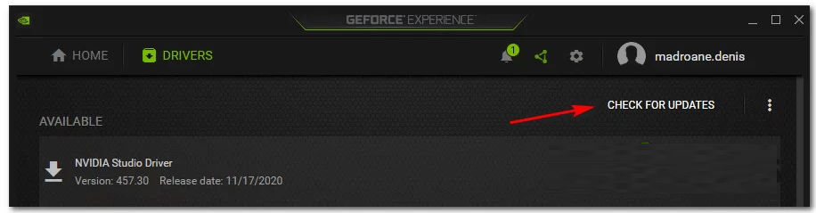 GeForce Experience C++ Runtime error