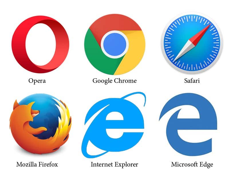 different web browser