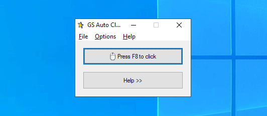 GS Auto Clicker option