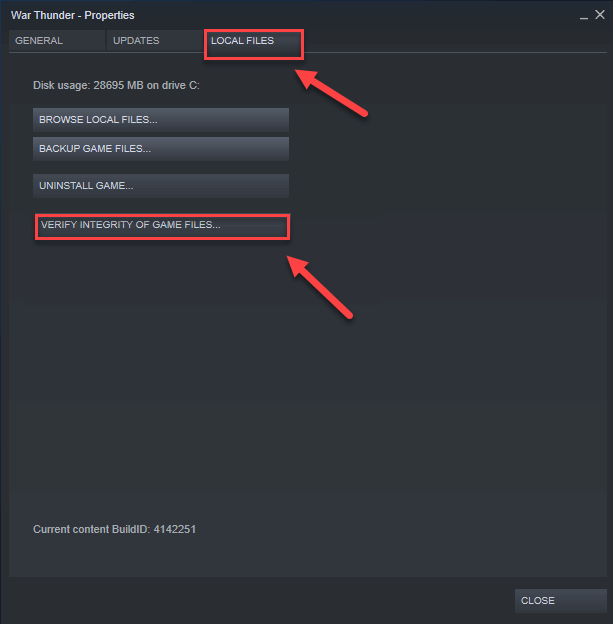 verify game files integrity