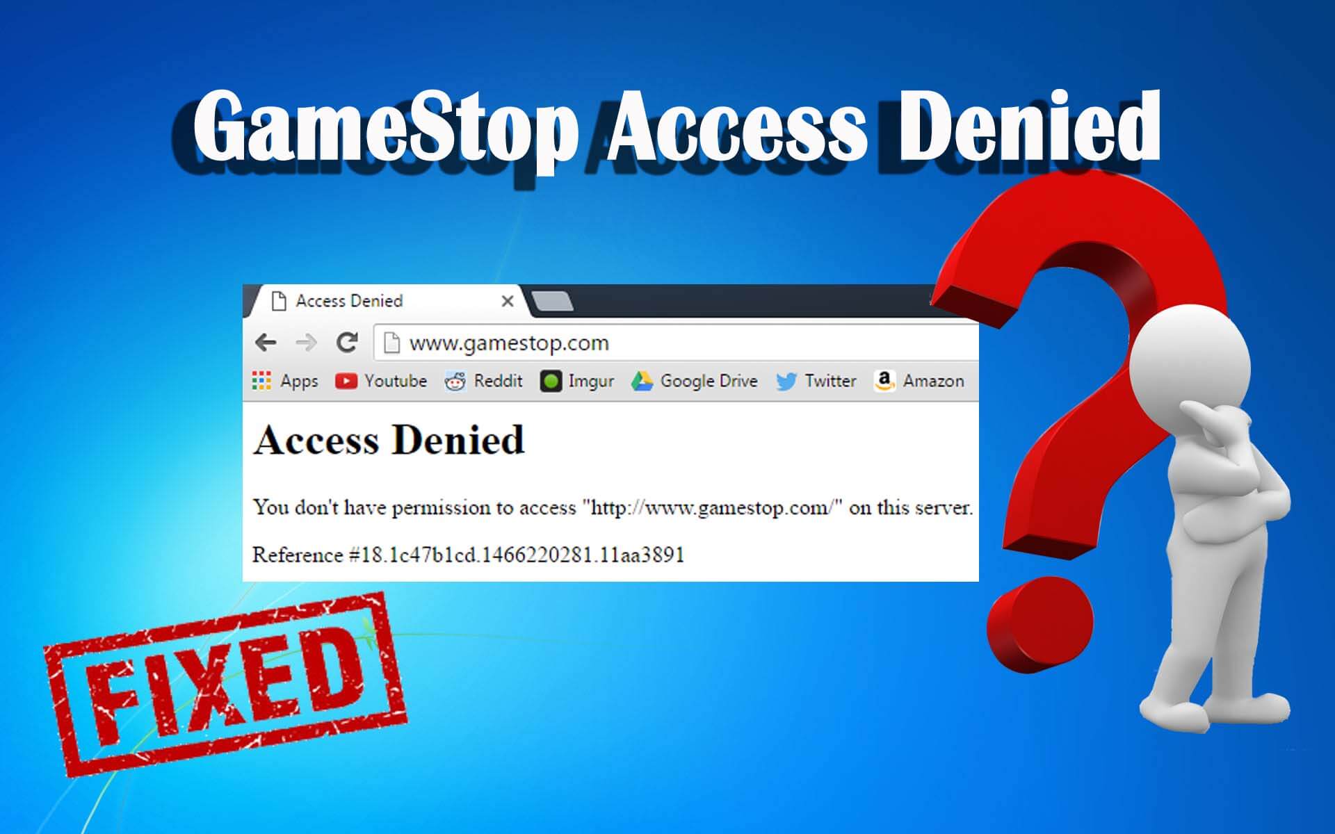 GameStop access denied