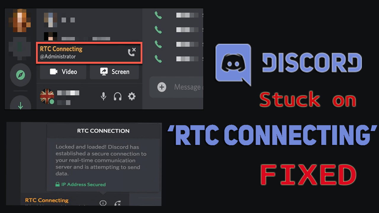 Discord Stuck on RTC Connecting