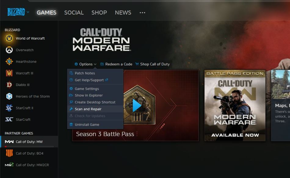 Call of Duty Modern Warfare Keeps Crashing issue