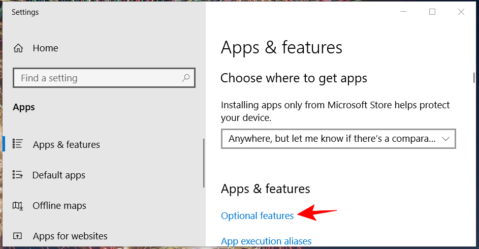 Optional Features