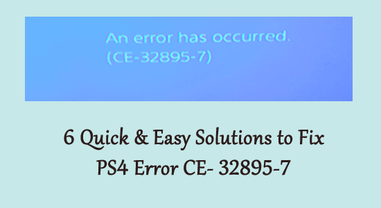 ps4 error ce-32895-7