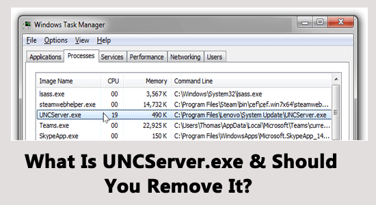 what Is UNCServer.exe 