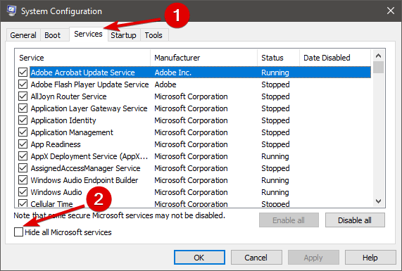 Error de actualización 66a de Windows