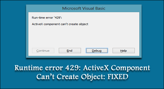 Microsoft Windows Script of Teachings Error 429