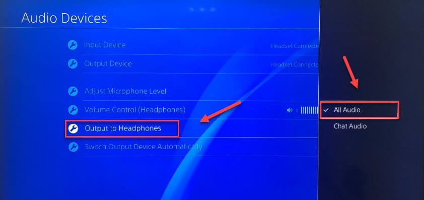 PS4 no sound