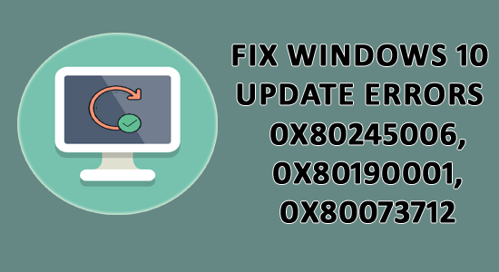 Windows 10 Update error 