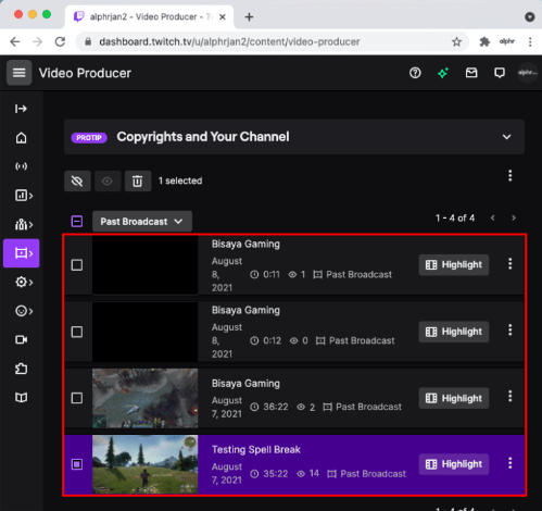 Twitch VOD Download Chromebook