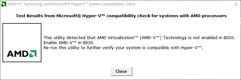 Het systeem is compatibel met Hyper-V