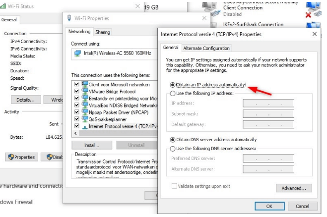 check network connection