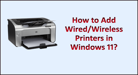 how to add a printer in Windows 11