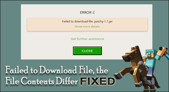 Minecraft Failed to Download File