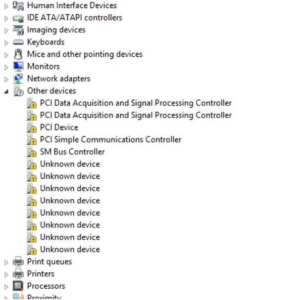 PCI seriel port driver problem På Vinduer 7, 8, 8.1, 10, 11