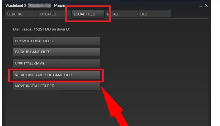 Verify Game Files Integrity