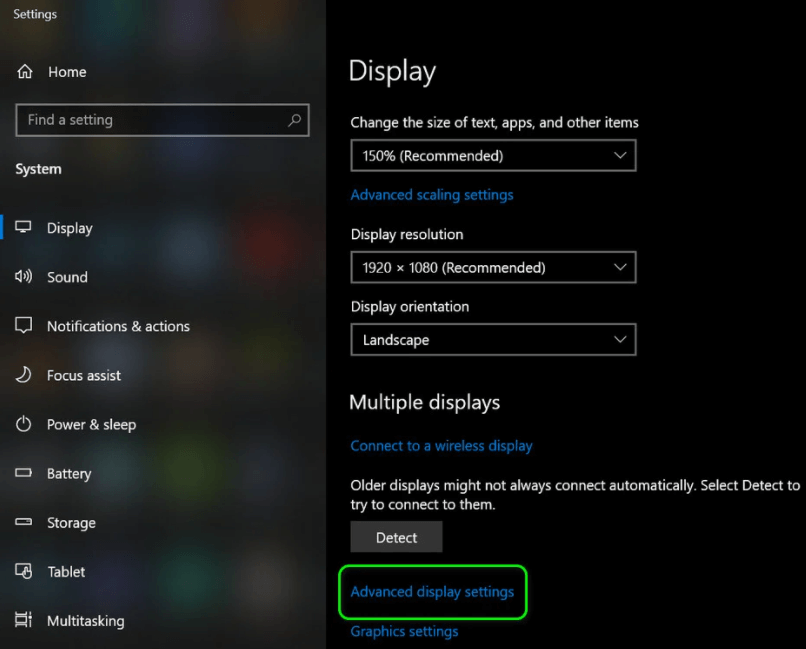 Display Adapter Properties