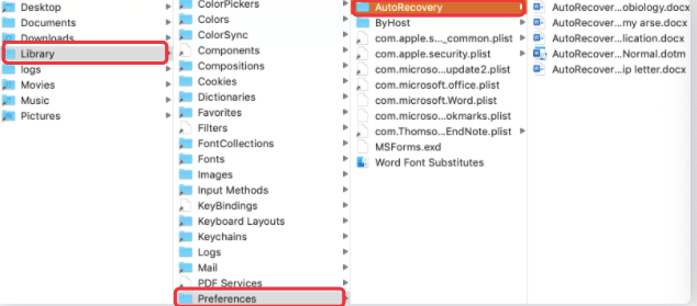 Word Documents recovery