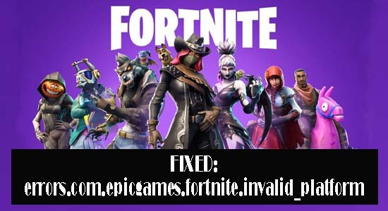 FIXED: Errors.Com.Epicgames.Fortnite.Invalid_Platform