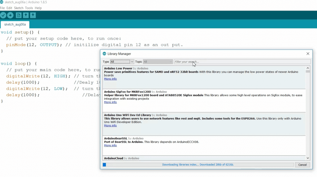 Manage Libraries