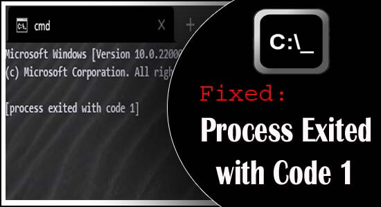 Fixed: Process Exited With Code 1