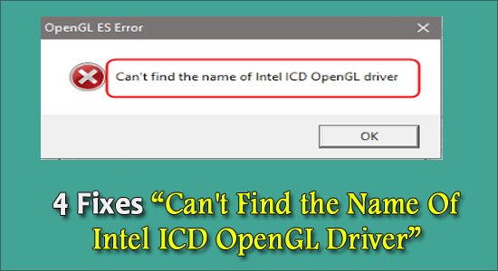 Can't Find the Name Of Intel ICD OpenGL Driver