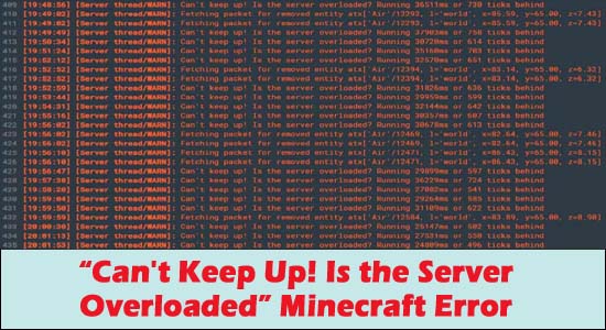 Minecraft Can't Keep Up! Is the Server Overloaded