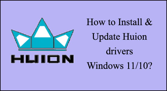 how to install Huion driver