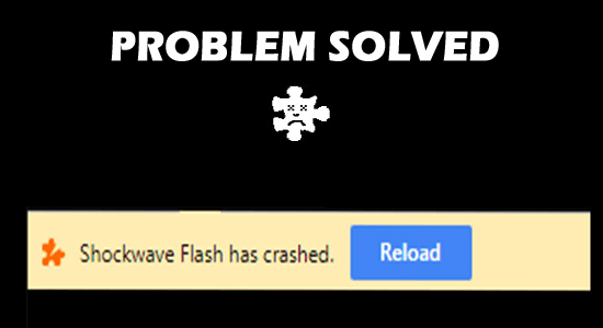 Shockwave Flash has crashed