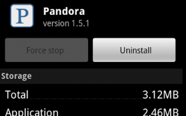 Pandora Session Timed Out 
