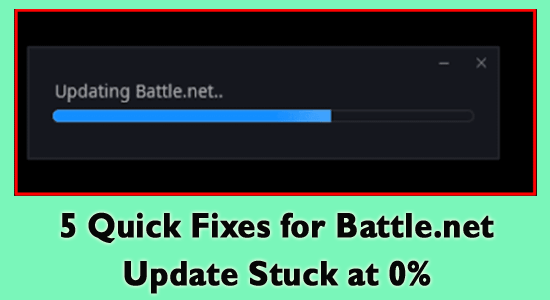 Battle.net Update Stuck at 0%