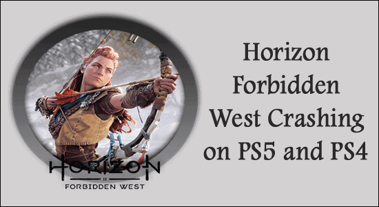 Horizon Forbidden West Crashing 