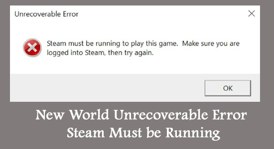 Steam Must Be Running To Play This Game[FIX] 