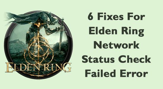 Elden ring network status check failed 