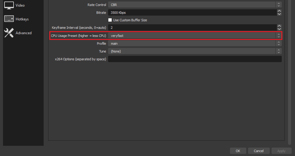 OBS Encoding Overloaded