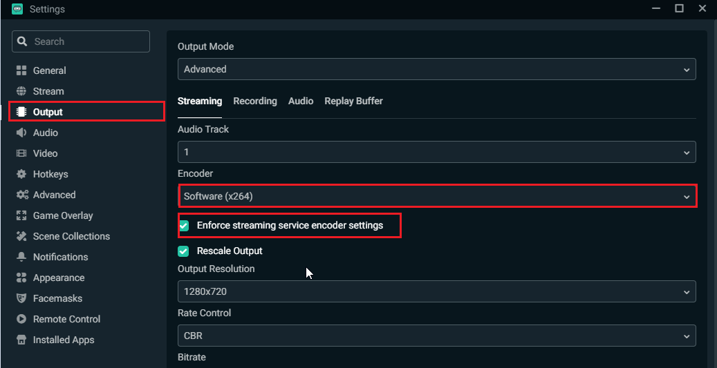 OBS Encoding Overloaded