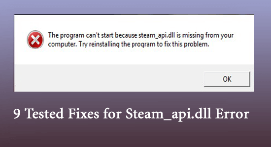 Steam_api.dll Error