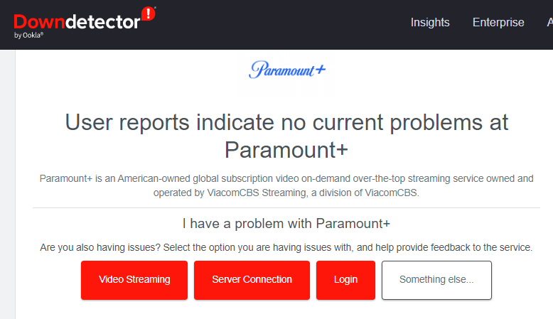 Paramount Plus Error Code 4200