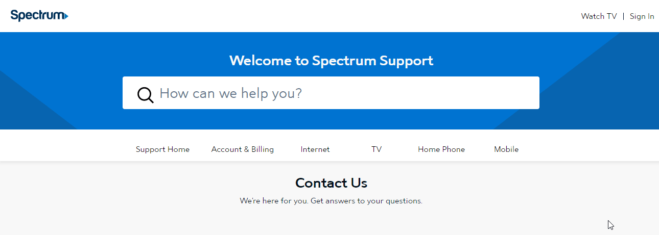 Spectrum Modem Flashing Blue and White