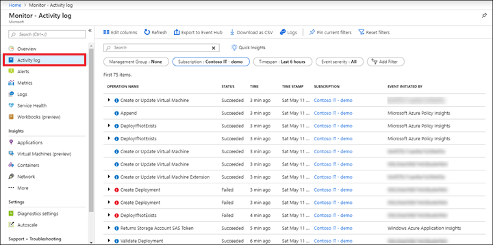 error displaying your content Azure