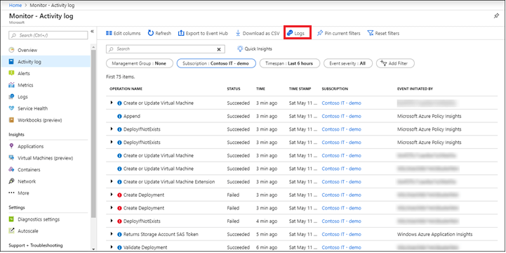 error displaying your content Azure