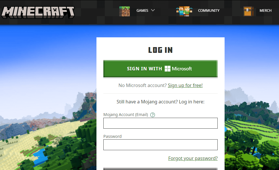 Failed to Create Profile Minecraft